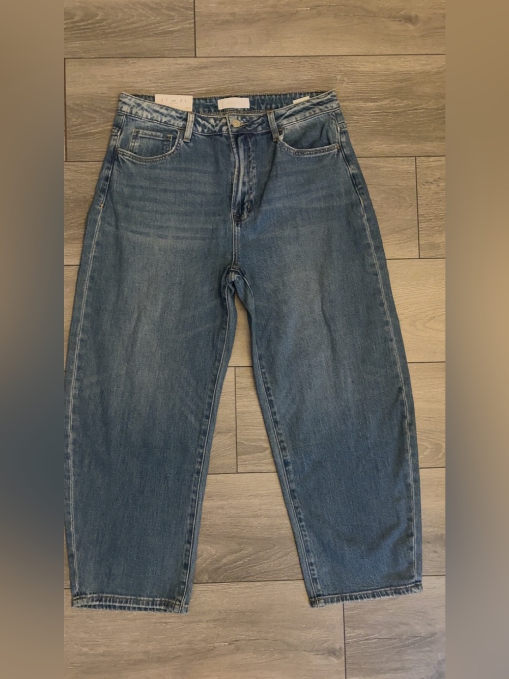 Vervet Blue Size 15/32 High Rise Barrel Jeans Blue Denim Kate New w/ Tags!